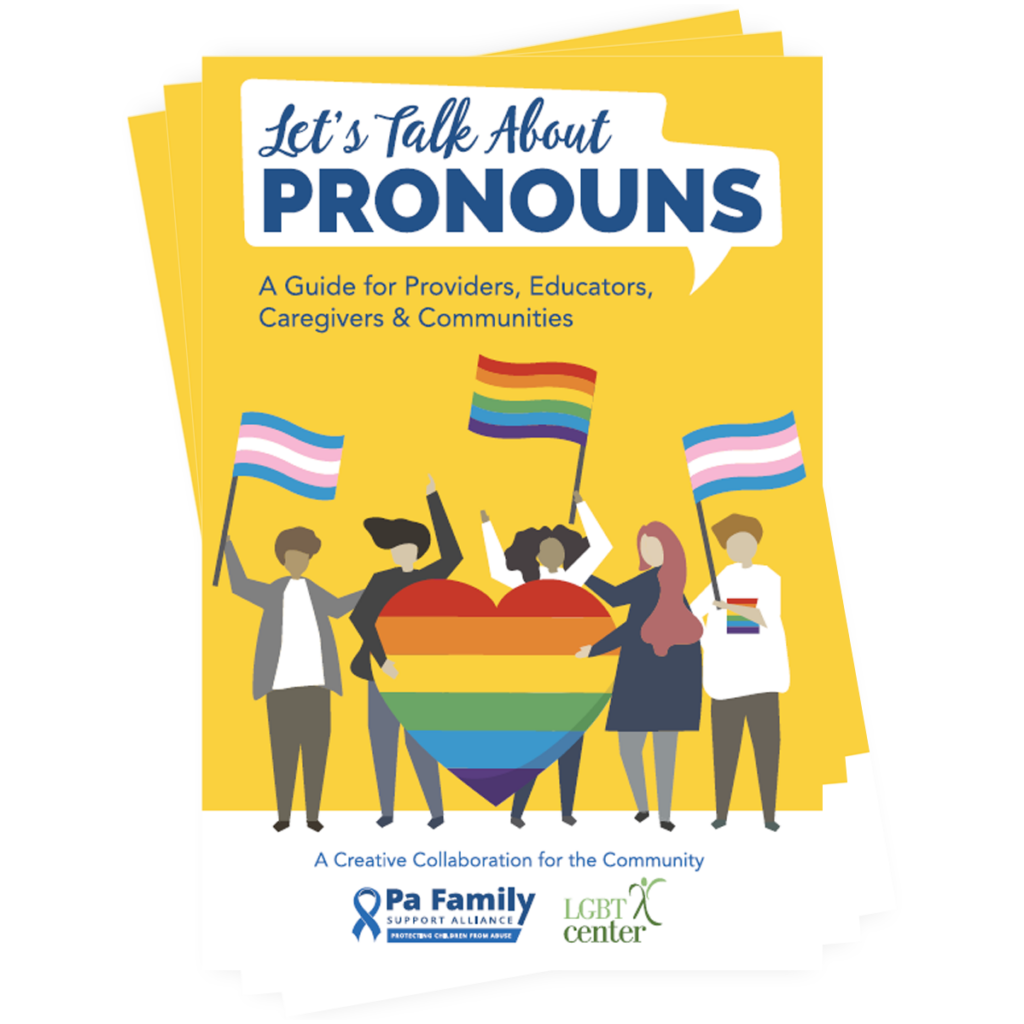 Let's Talk About ProNouns Combo Pack Pennsylvania Family Support